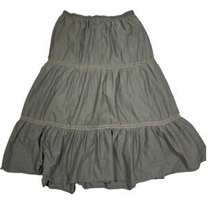 MXM Womens Size 2X Tiered Long Skirt